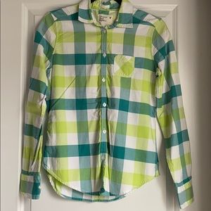 American Eagle Plaid Button Down